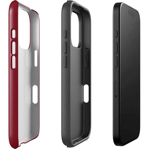 Burgundy iPhone 16 Pro Impact Case